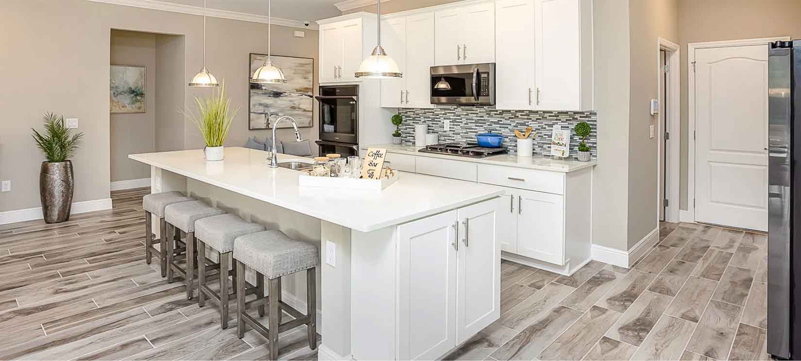 Maronda Homes Coming Soon with floor plans featuring island kitchens at Seminole Palms in Palm Coast FL