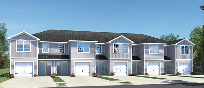 Ryan Homes Piper Townhomes Model Home & Floorplan at Seminole Palm in Palm Coast, FL
